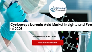 Cyclopropylboronic Acid Market Insights and Forecast to 2026