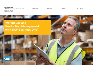 Warehouse and Production Management with SAP Business One