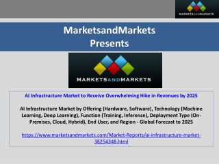 AI Infrastructure Market to Receive Overwhelming Hike in Revenues by 2025
