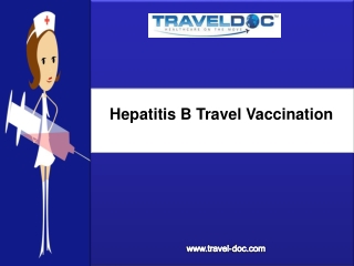 Hepatitis B Travel Vaccination