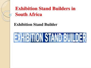 Best Exhibition Stand Builders in South Africa | Exhibition Stand Builder