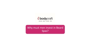 Mens Haircut Salon & Beard Spa - BodyCraft