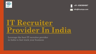 Trust RPO - IT Recruiter Provider in India