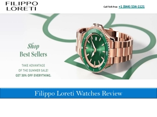 Filippo Loreti Review For Odyssey Two Tone Green Link watch