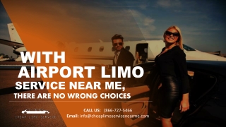 With Airport Limo Service Near Me, There Are No Wrong Choices