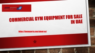 Sports Equipment Suppliers in UAE