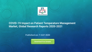 COVID-19 Impact on Patient Temperature Management Market, Global Research Reports 2020-2021