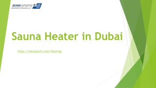 Sauna Heater in Dubai