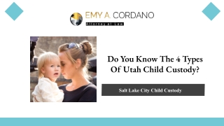 Do You Know The 4 Types Of Utah Child Custody?