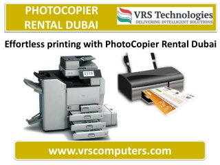 Photocopier Rental For Offices in Dubai