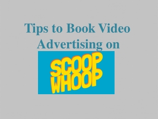 Advertise your video ads on ScoopWhoop app online