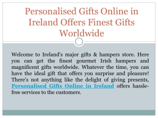 Buy online personalised gift in Ireland