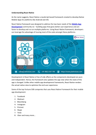 Understanding #ReactNative