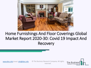 Home Furnishings And Floor Coverings Market Size, Growth, Opportunity and Forecast to 2030