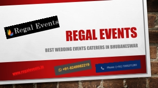 Best Wedding events caterers in Bhubaneswar