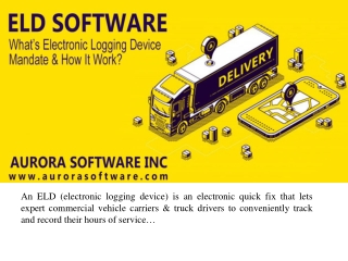 What’s Electronic Logging Device Mandate & How It Work