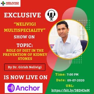 Anchor Podcast Schedule | Role Of Diet In The Prevention Of Kidney Stones | Best Urology Hospitals in Bangalore