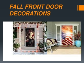 FALL FRONT DOOR DECORATIONS