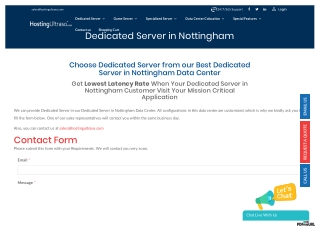 Nottingham Dedicated Server