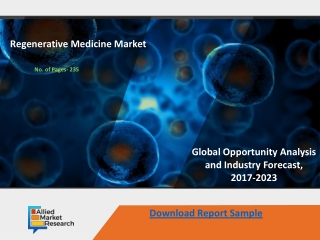 Regenerative Medicine Market Demands & Growth Analysis To 2026