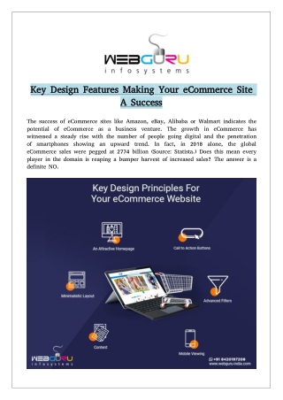 Key Design Features Making Your eCommerce Site A Success