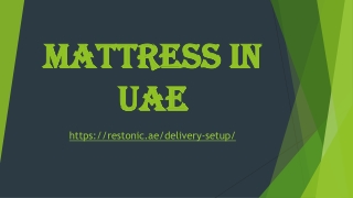 Mattress in UAE