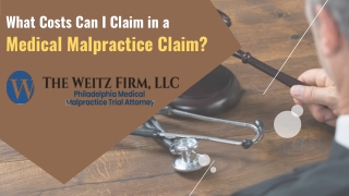 What Costs Can I Claim in a Medical Malpractice Claim?