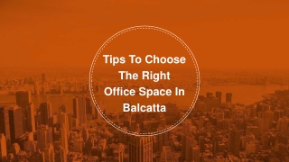 How To Choose The Right Office Space in Balcatta?