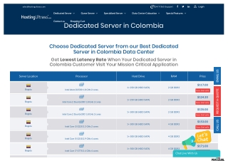 Colombia Dedicated Server