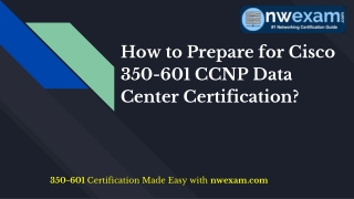 Latest Cisco 350-601 Certification Exam Sample Questions and Answers