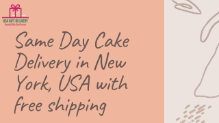 online birthday cake delivery in usa