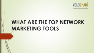 WHAT ARE THE TOP NETWORK MARKETING TOOLS?
