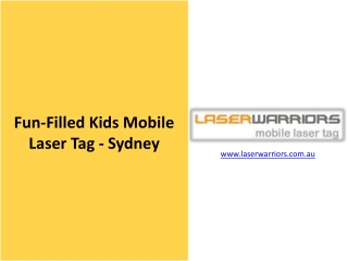 Fun-Filled Kids Mobile Laser Tag - Sydney