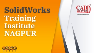 Best Solidworks Training Institute in Nagpur by CADD MASTRE