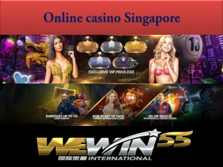 Online casino singapore is leading these days
