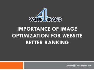 Importance of image optimization for website better ranking