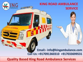 Ventilator Ambulance Service in Gaya and Darbhanga by King Ambulance