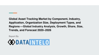 Asset Tracking Market by Component, Industry, Application, Organization Size, Deployment Types, and Regions — Global Ind