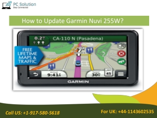 Best Way To Update Garmin Nuvi 255W in 2020. Call  44-1213181081