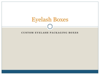 Eyelash Boxes