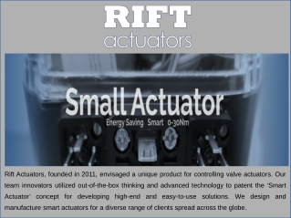 Smart Actuators