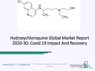 Hydroxychloroquine Market Competitive Market Share And Growth 2020