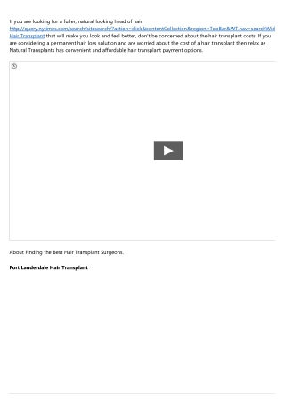 Facial Hair Transplant Bethesda