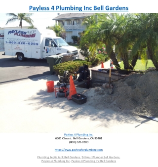 Payless 4 Plumbing Inc Bell Gardens