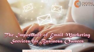 The Importance of Email Marketing Services for Business Owners