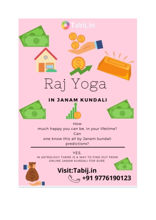 What does Raj Yoga in free Janam Kundali Analysis Signify