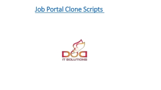 Job Portal Clone Scripts | Job Portal Clone | DOD IT SOLUTIONS