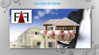 Real Estate CPA in Phoenix