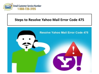 1-888-726-3195 Steps to Resolve Yahoo Mail Error Code 475