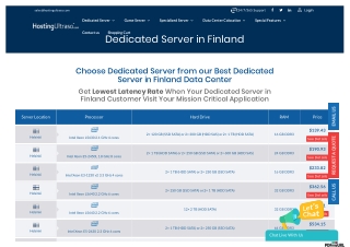 Finland Dedicated Server